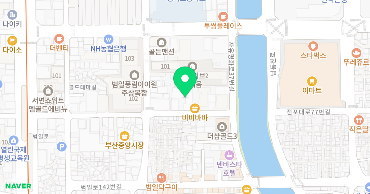 가야누리애 위치 지도 - 부산광역시 부산진구 범일로154번길 49