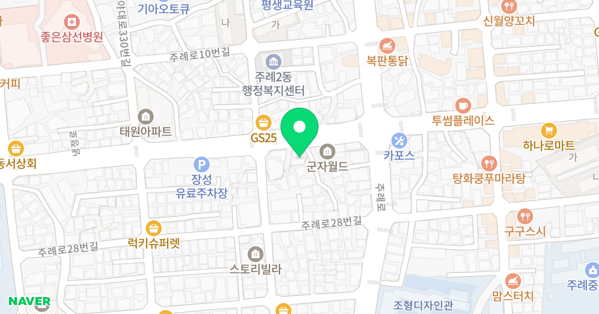동양드림하이 위치 지도 - 부산광역시 사상구 냉정로 98