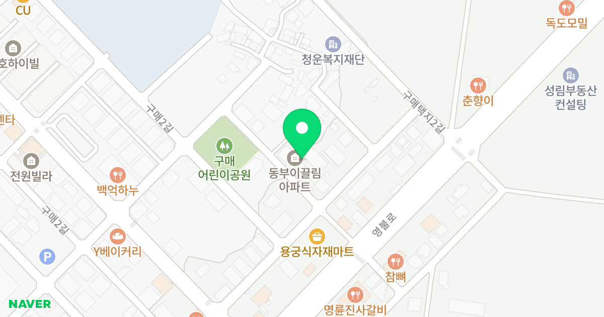 동부이끌림 위치 지도 - 경상북도 경주시 구매1길 39-6