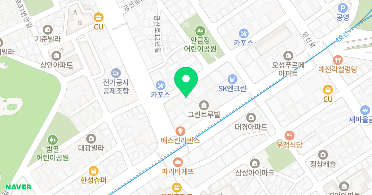 타임스카이 위치 지도 - 경기도 군포시 금산로6번길 6