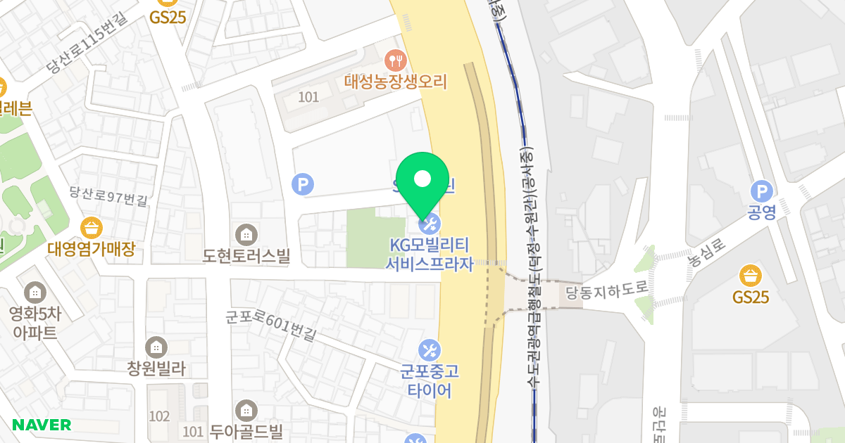 금정동775-7 오피스텔 위치 지도 - 경기도 군포시 군포로 613