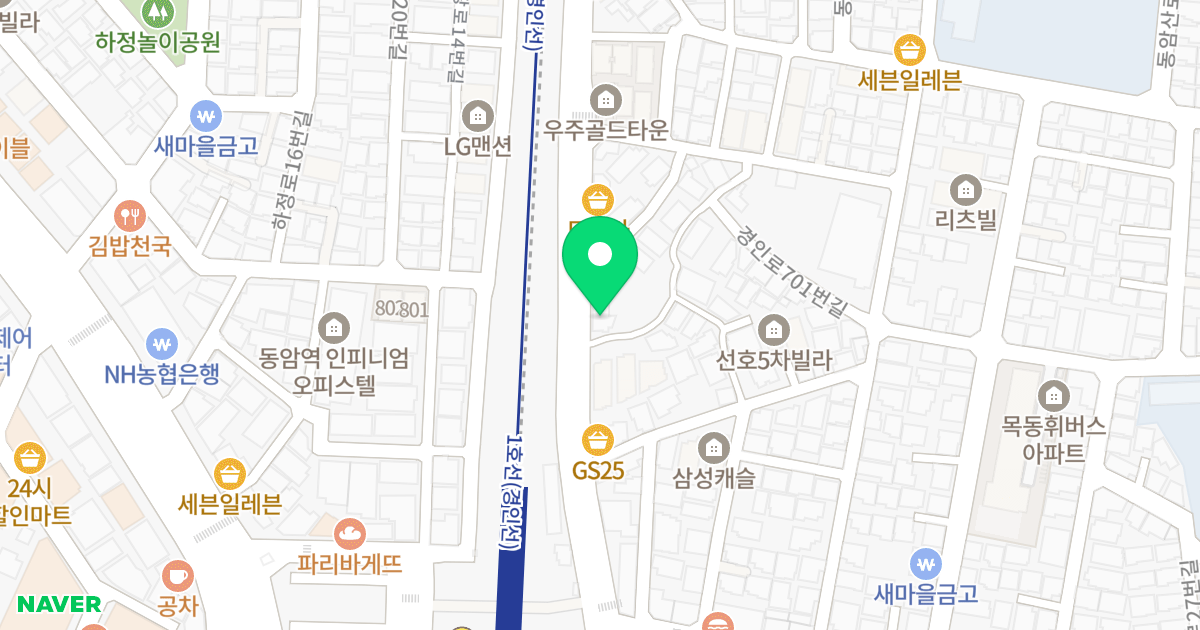 우호 오피스텔 위치 지도 - 인천광역시 부평구 아트센터로 50