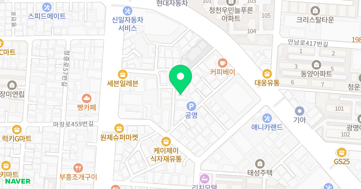 가나안캐슬 위치 지도 - 인천광역시 부평구