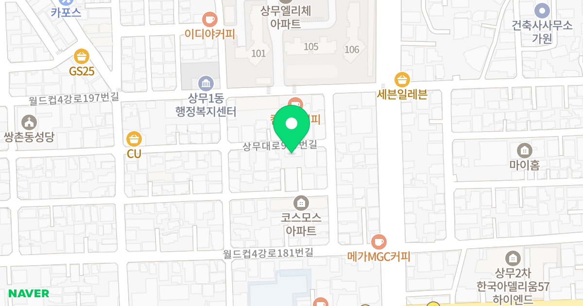 (950-15) 위치 지도 - 광주광역시 서구 상무대로967번길 18-12