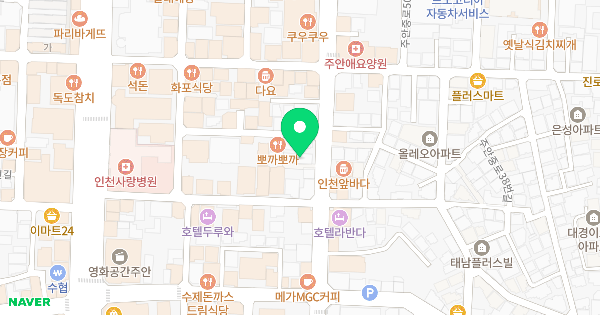 골드팰리스 위치 지도 - 인천광역시 미추홀구 주안중로 41