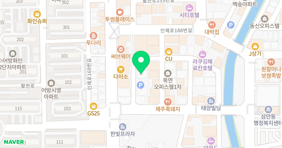 동송 오피스텔 위치 지도 - 경상남도 김해시 인제로170번길 3-14