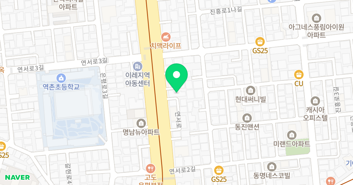 (36-30) 위치 지도 - 서울특별시 은평구 연서로 30-1