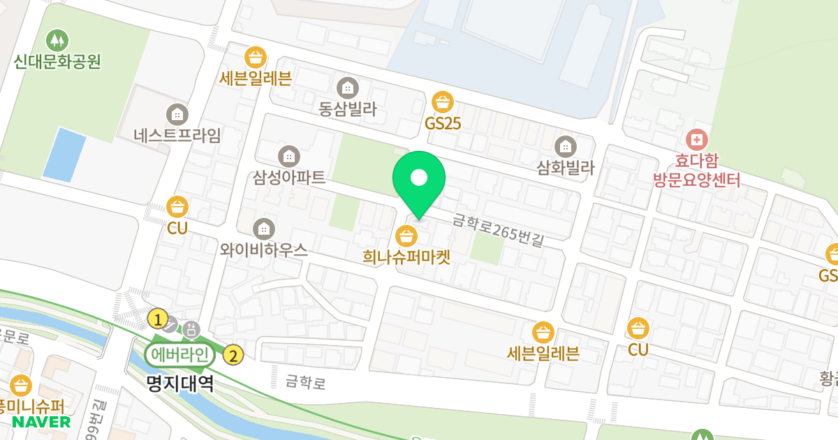 베네치아 위치 지도 - 경기도 용인시 처인구 금학로253번길 12