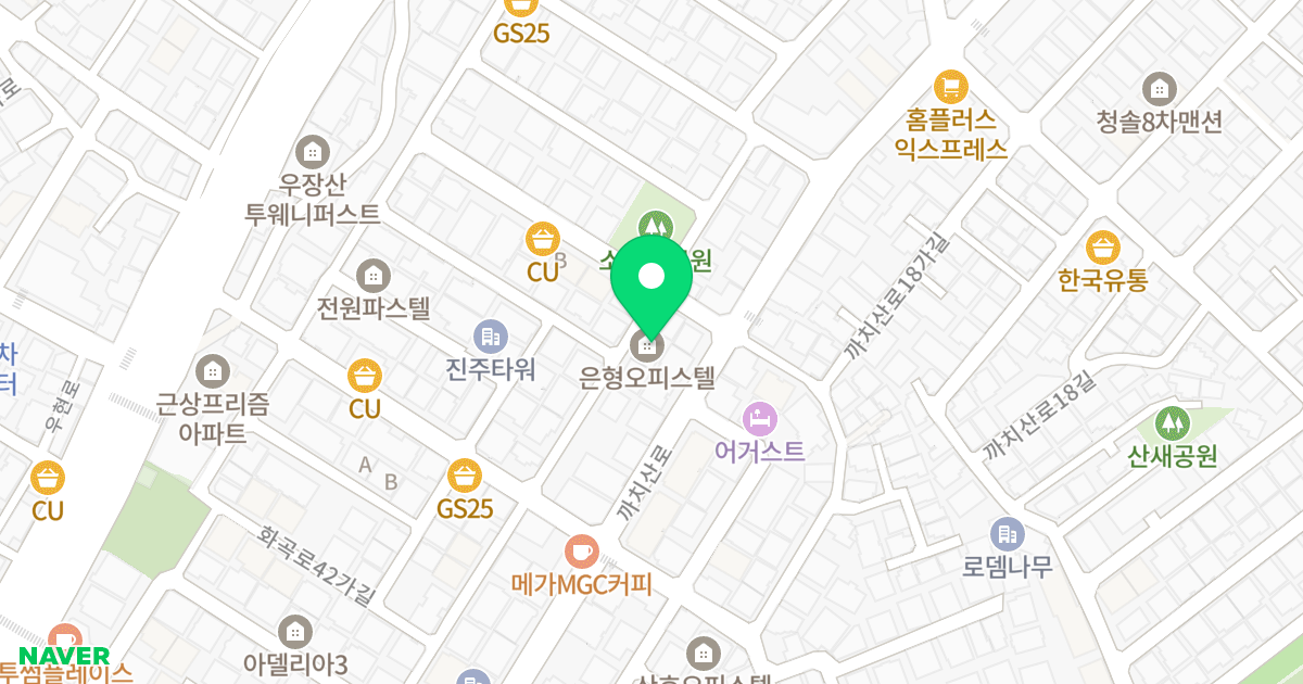 (29-44) 위치 지도 - 서울특별시 강서구 초록마을로3길 60