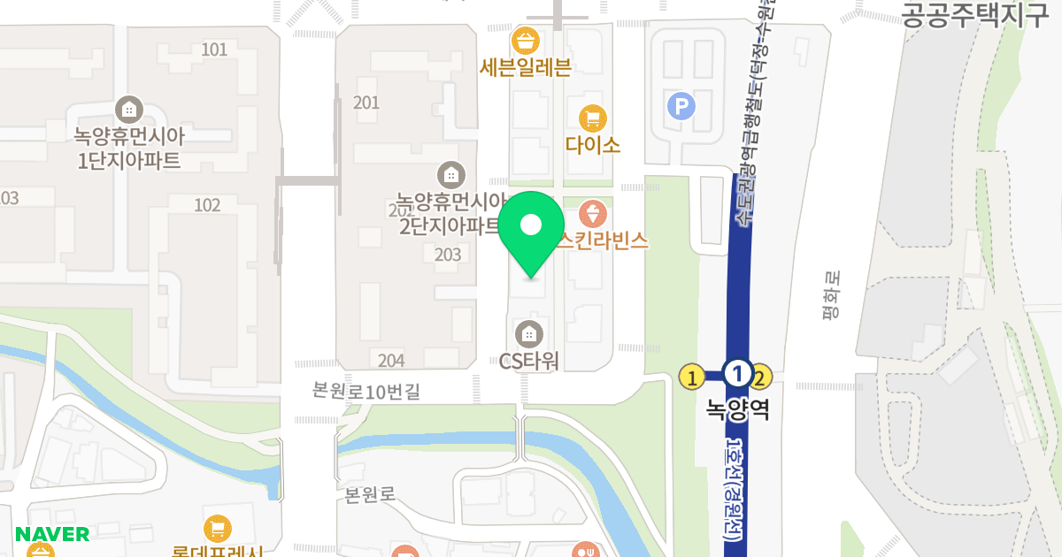 (412-5) 위치 지도 - 경기도 의정부시 체육로 298-27