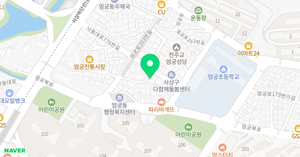 뉴 청송 위치 지도 - 부산광역시 사상구