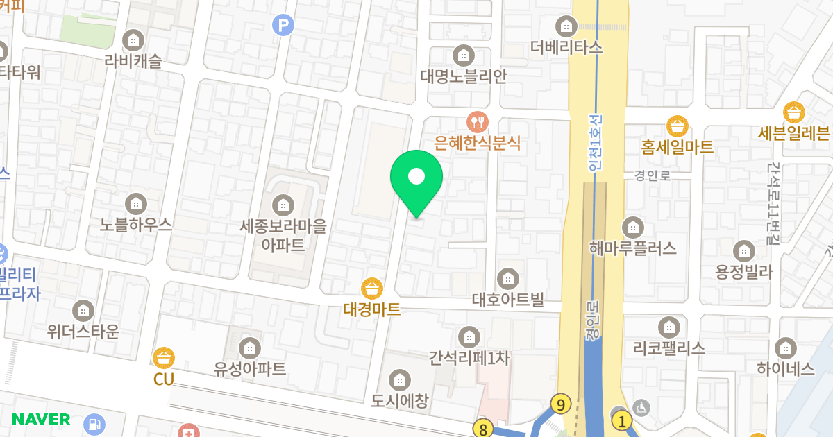 그린캐슬 7차 위치 지도 - 인천광역시 남동구