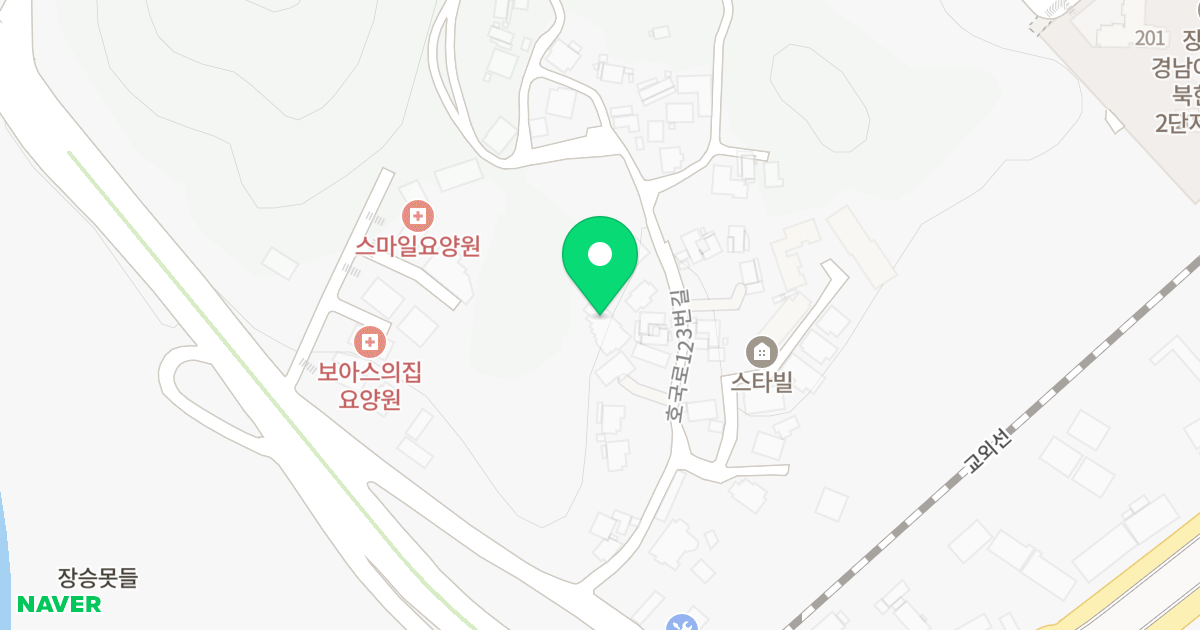 주건축물제1동 위치 지도 - 경기도 양주시 장흥면 호국로123번길 59