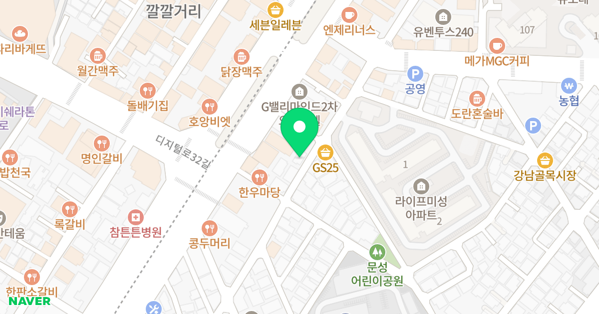 신림동삼오오피스텔 위치 지도 - 서울특별시 관악구 조원로2길 22