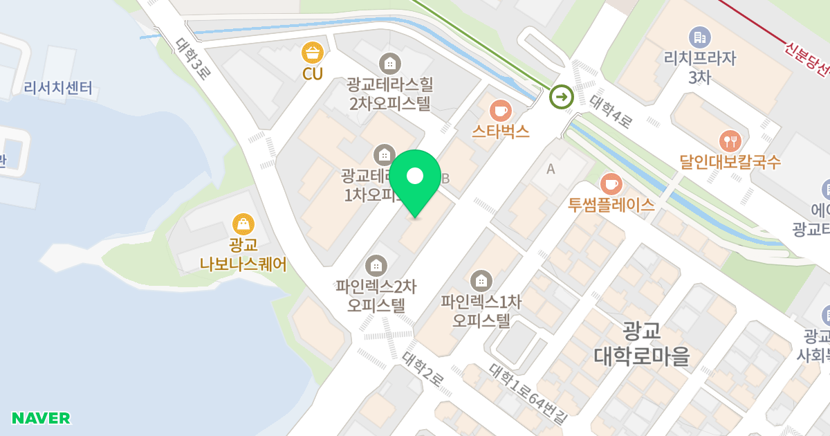 Eastern Tower 위치 지도 - 경기도 수원시 영통구 대학3로4번길 12
