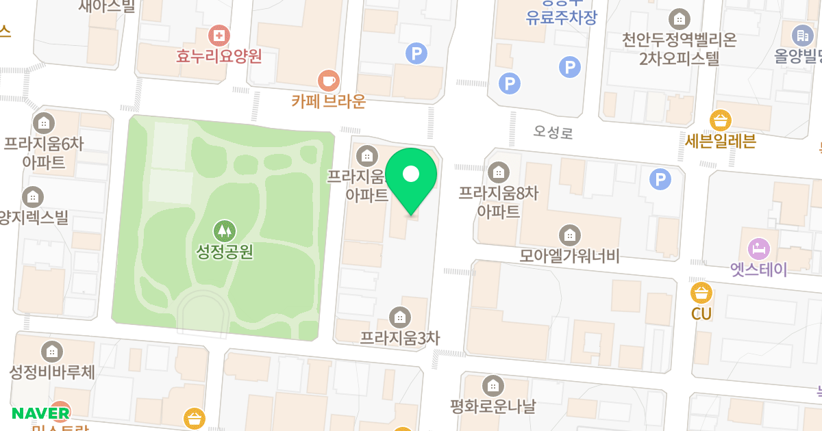 에프엠25 위치 지도 - 충청남도 천안시 서북구