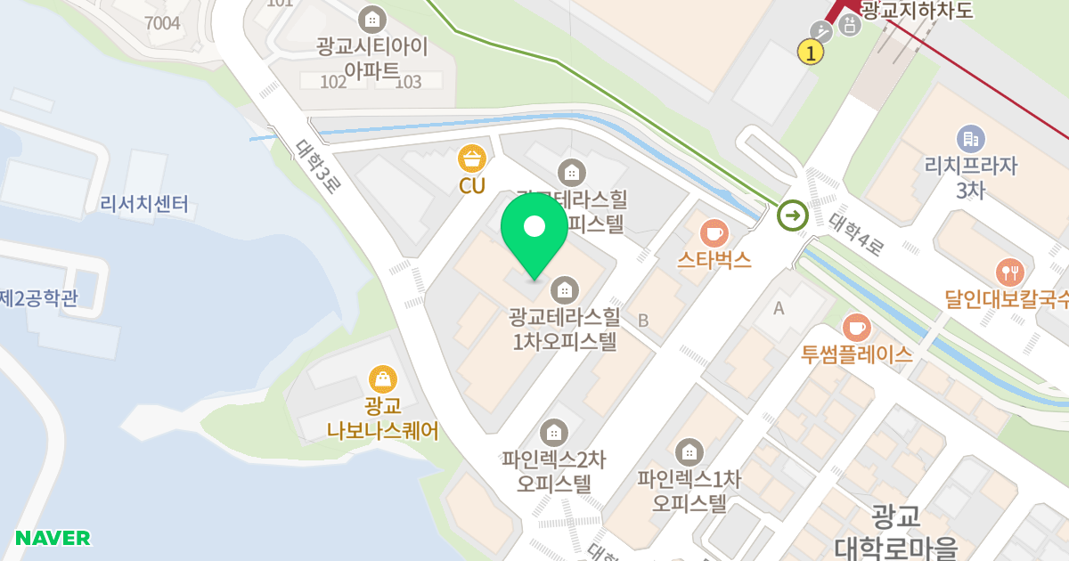 테라스힐 위치 지도 - 경기도 수원시 영통구