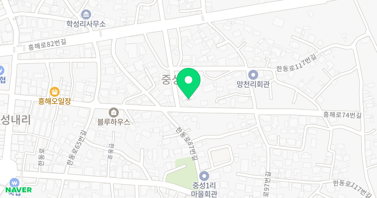 비엔하임 위치 지도 - 경상북도 포항시 북구 흥해읍 흥해로74번길 27-1