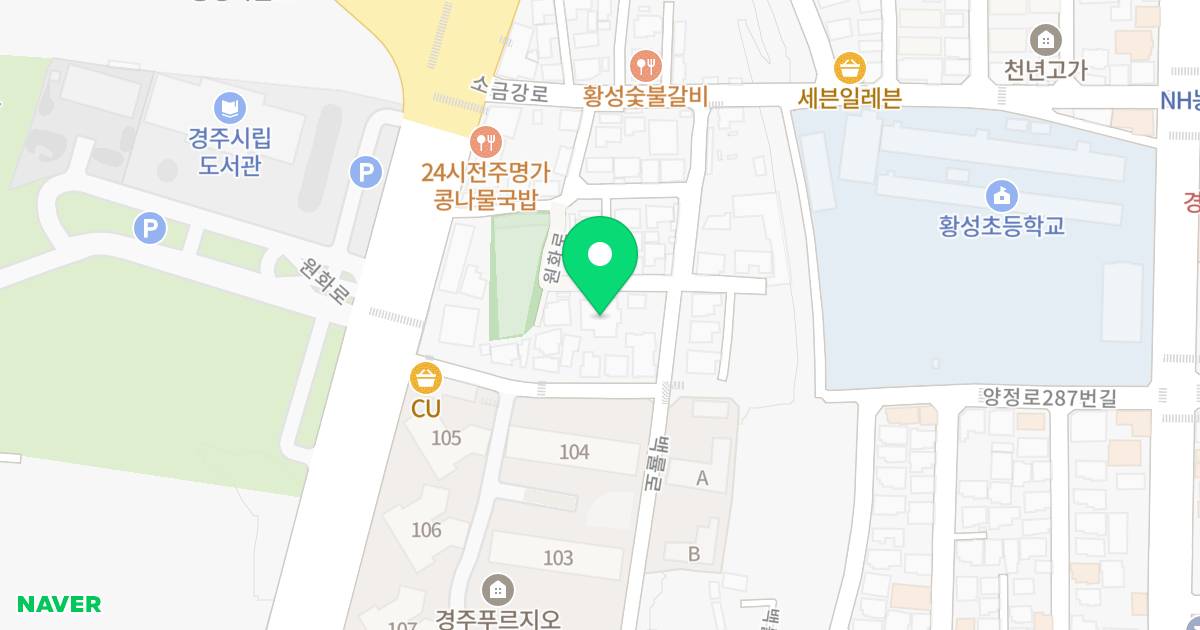 J-PARK 위치 지도 - 경상북도 경주시 소금강로8번길 16-5