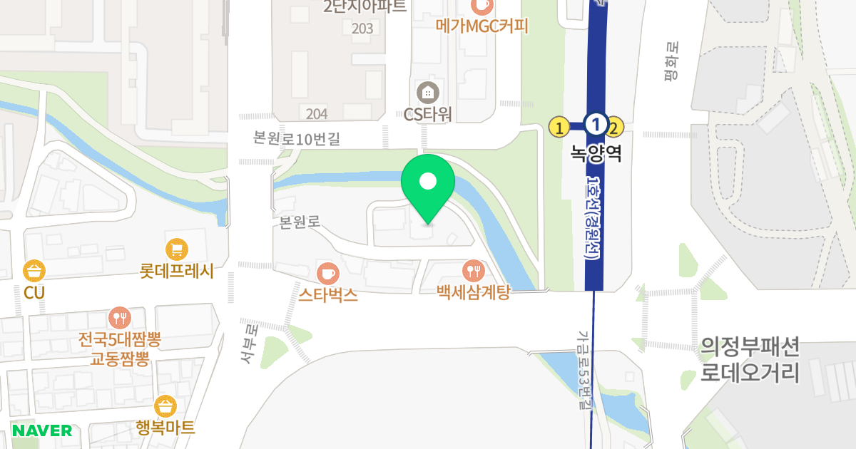 (92-8) 위치 지도 - 경기도 의정부시 서부로 749-2