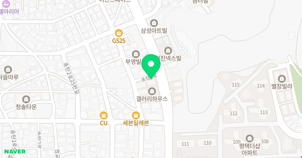 갤러리하우스씨동 위치 지도 - 경기도 평택시 송탄로 329
