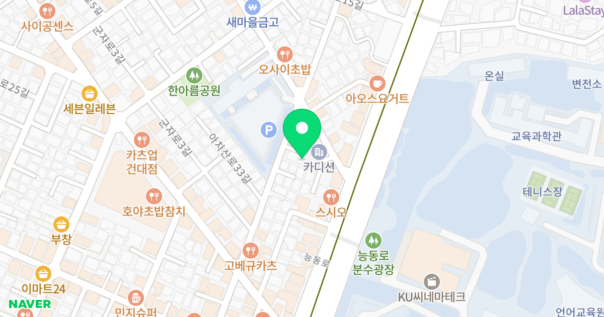 (3-93) 위치 지도 - 서울특별시 광진구 아차산로33길 84-4