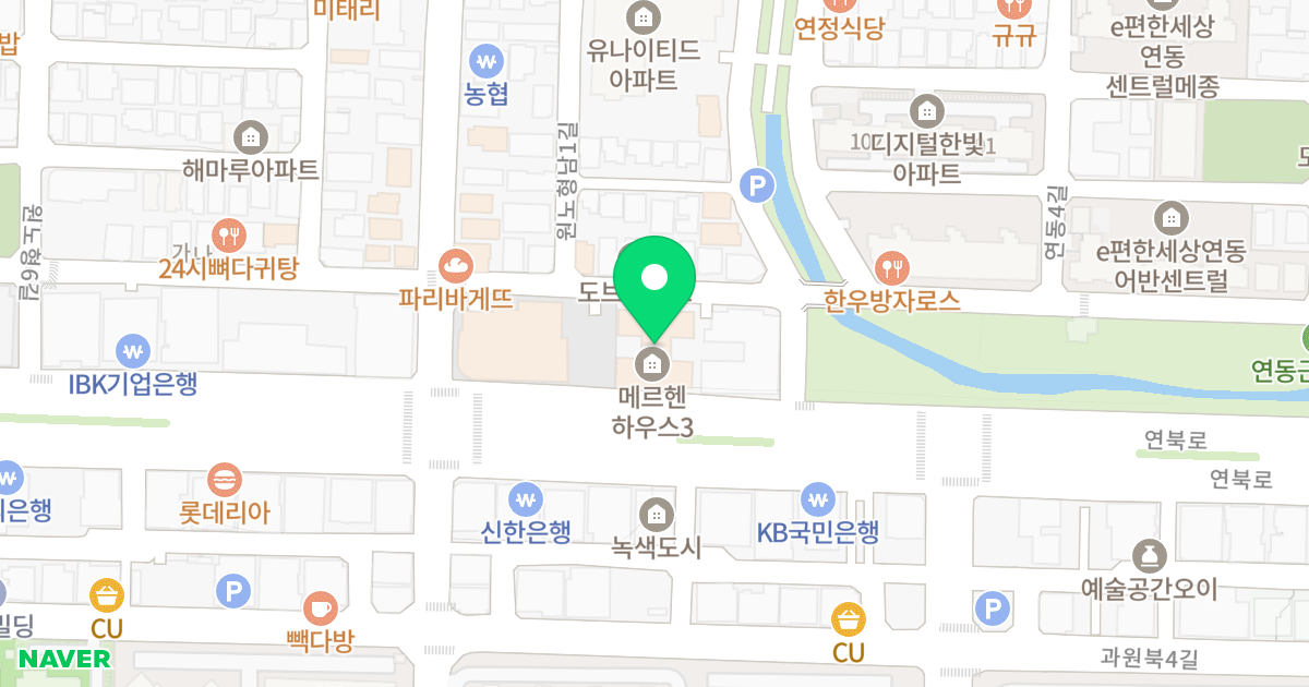 메르헨하우스3 위치 지도 - 제주특별자치도 제주시 연북로 41