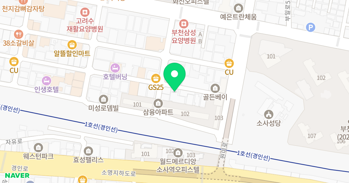 삼성오피스텔 위치 지도 - 경기도 부천시 원미구  19