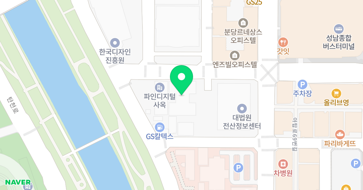 한승 베네피아 오피스텔 위치 지도 - 경기도 성남시 분당구 성남대로925번길 37