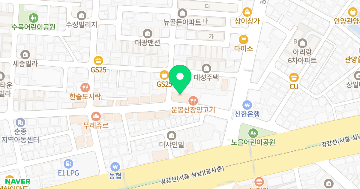 깐느빌딩 위치 지도 - 경기도 안양시 동안구 관평로305번길 14