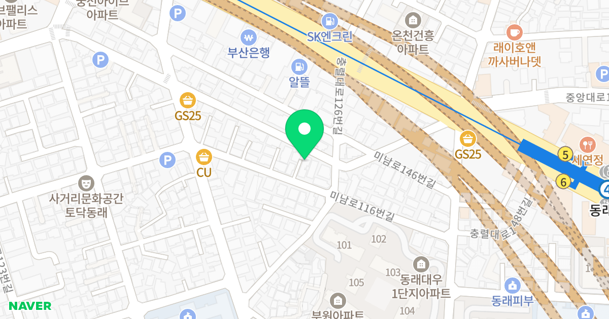 카이저빌 위치 지도 - 부산광역시 동래구