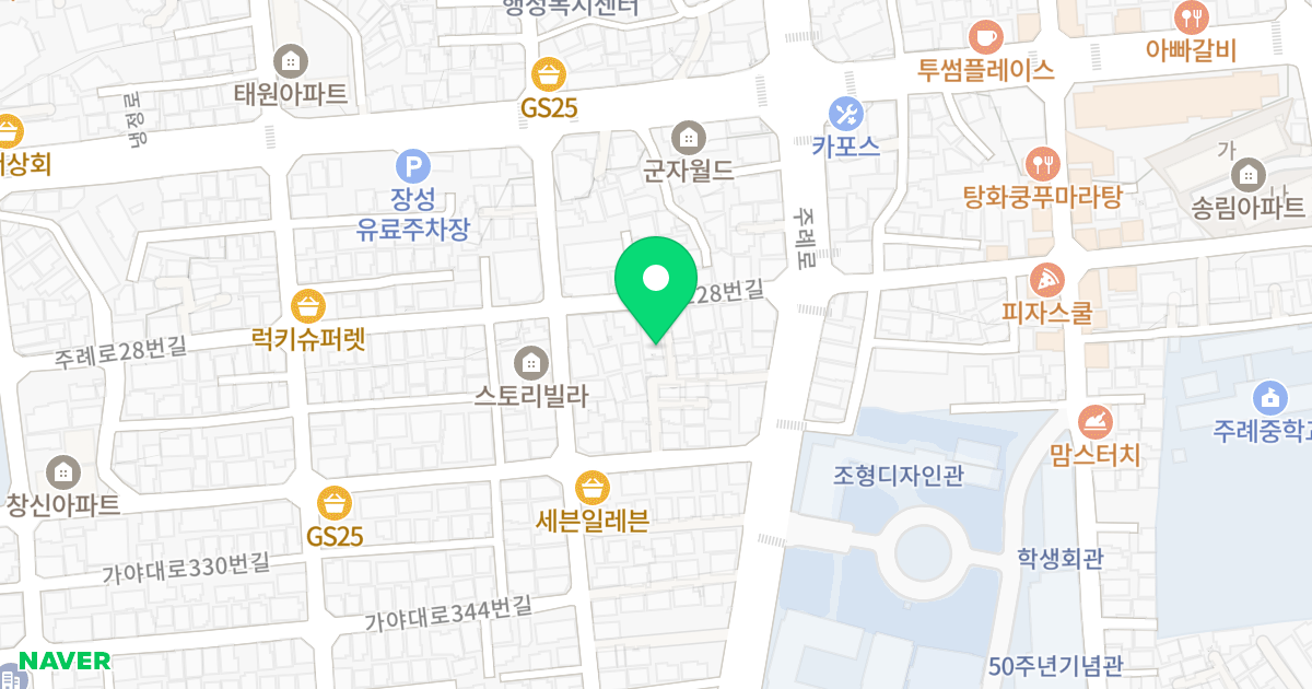 (166-75) 위치 지도 - 부산광역시 사상구 주례로28번길 11