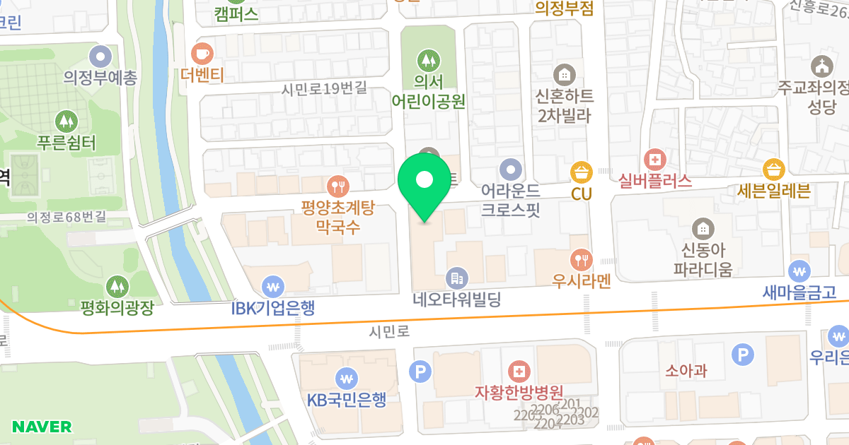 제일퍼스트빌-Ⅲ 위치 지도 - 경기도 의정부시 시민로 29