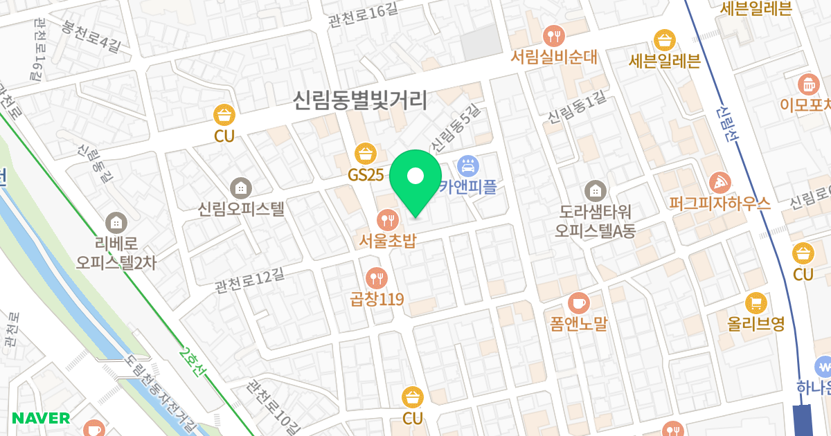 (1437-20) 위치 지도 - 서울특별시 관악구 관천로12길 35