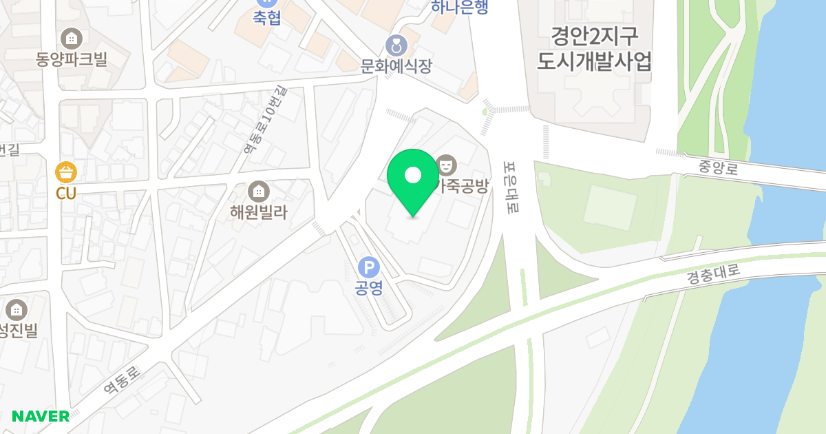 갤러리아 플라자 위치 지도 - 경기도 광주시 중앙로 71