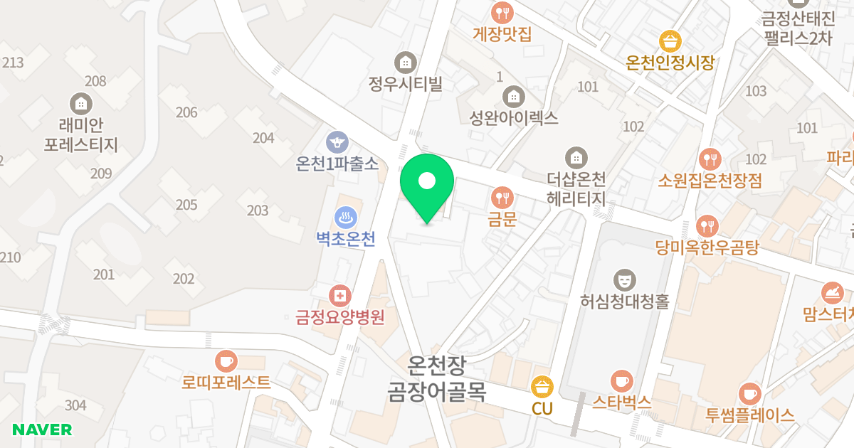 용진스타티스 위치 지도 - 부산광역시 동래구 금강로 148