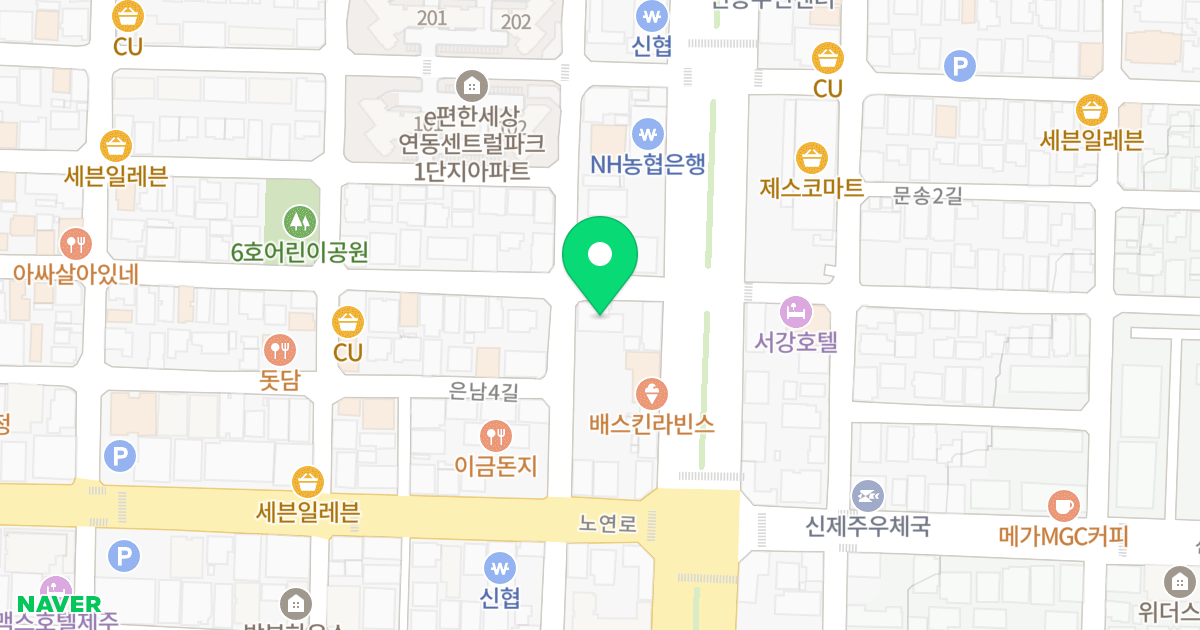 레브하임3차 위치 지도 - 제주특별자치도 제주시 신대로16길 3