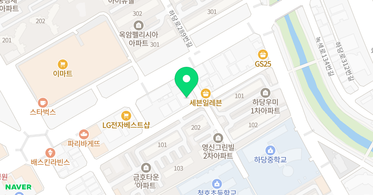 영신오피스텔 위치 지도 - 전라남도 목포시 옥암로124번길 23