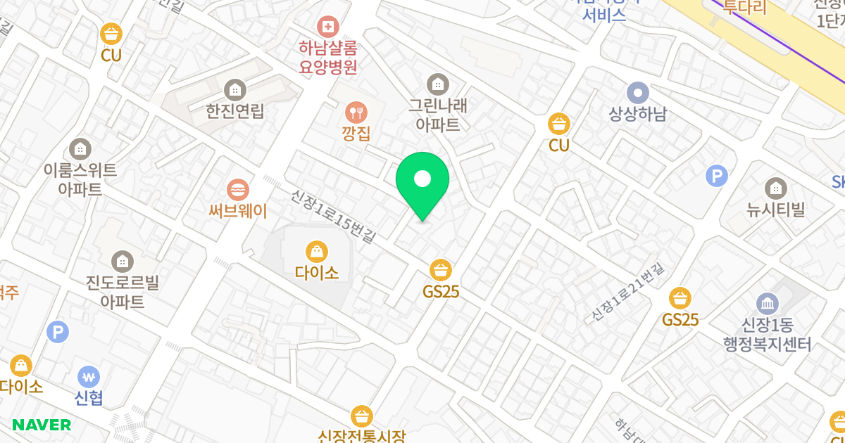 (427-217) 위치 지도 - 경기도 하남시 신장1로15번안길 6