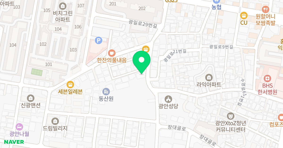 건왕제이파크5 위치 지도 - 부산광역시 수영구