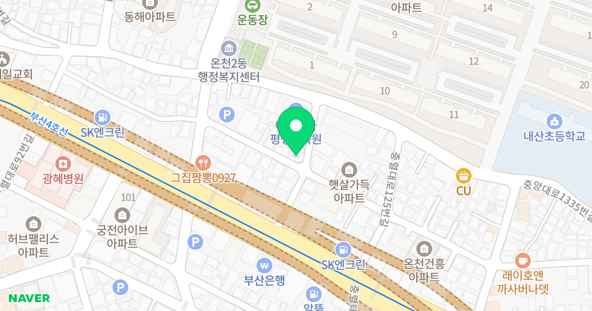 빅토리아 위치 지도 - 부산광역시 동래구 중앙대로1333번길 72