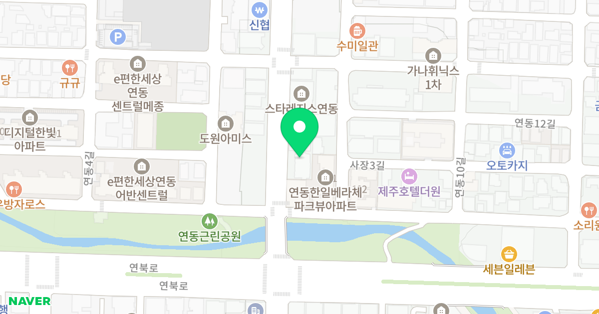 신제주오피스텔 위치 지도 - 제주특별자치도 제주시 신광로 103