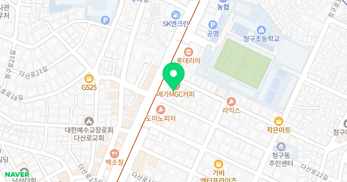 신당동 340-73 (문창도) 위치 지도 - 서울특별시 중구 다산로 162