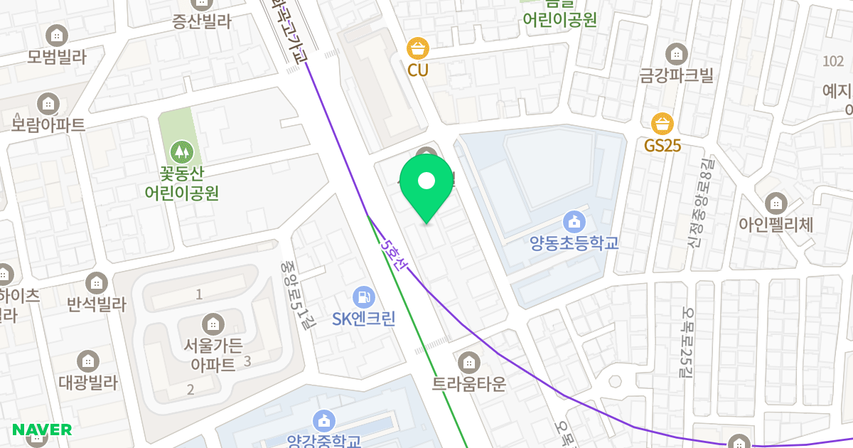 M펠리체 위치 지도 - 서울특별시 양천구