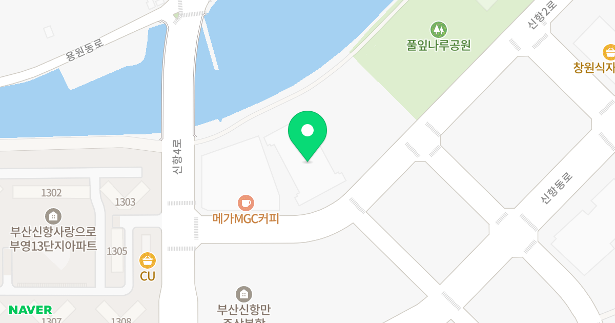 다인로얄팰리스 부산 신항1차 위치 지도 - 경상남도 창원시 진해구 신항2로 106