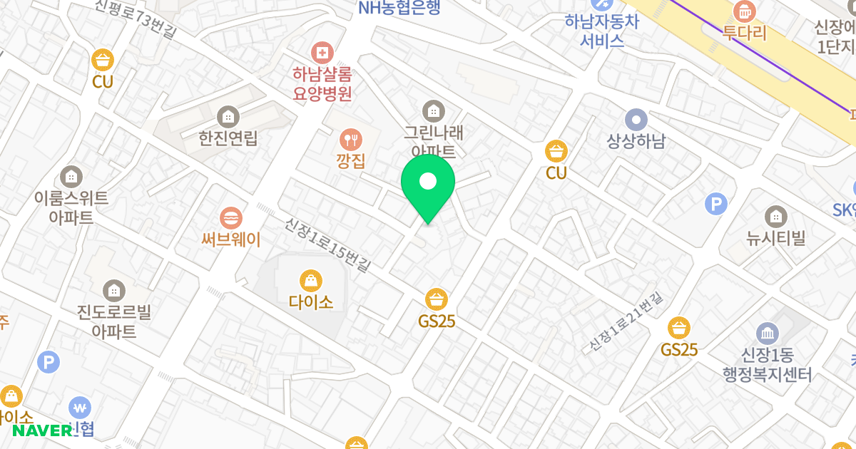 엘펠리스 위치 지도 - 경기도 하남시 신장1로15번안길 8-2