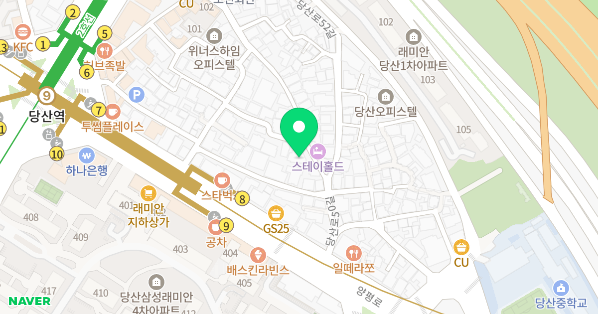 (236-1) 위치 지도 - 서울특별시 영등포구 당산로50길 26