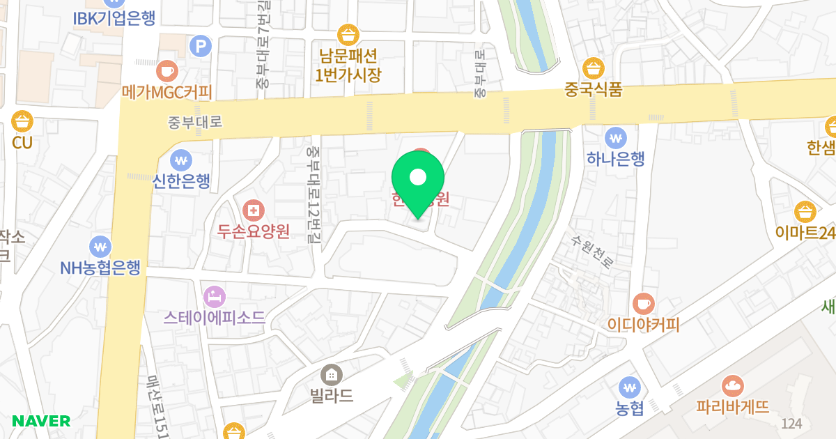 (10-5) 위치 지도 - 경기도 수원시 팔달구