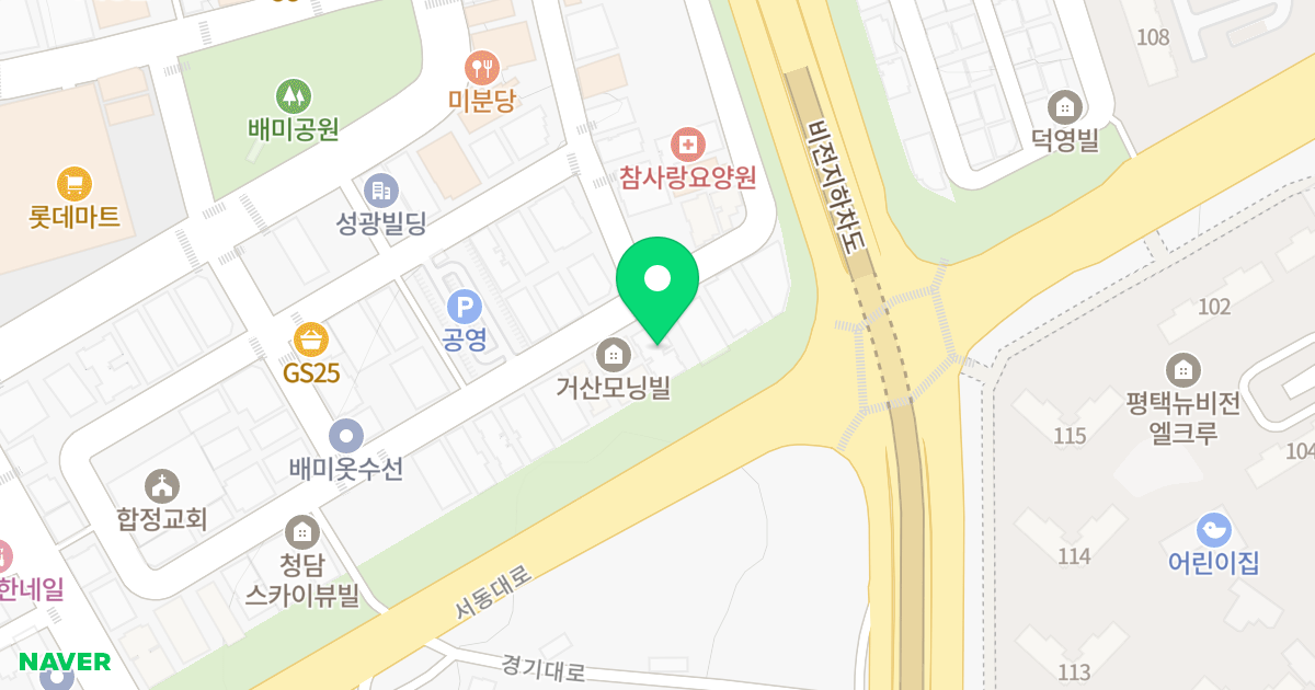 트윈캐슬 위치 지도 - 경기도 평택시 평택5로34번길 59