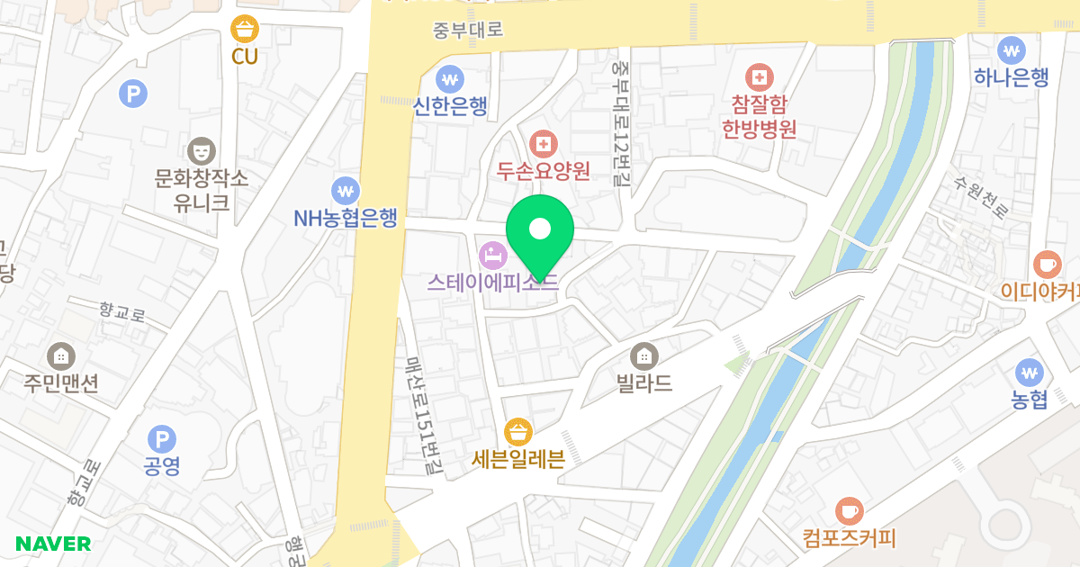 (41-1) 위치 지도 - 경기도 수원시 팔달구